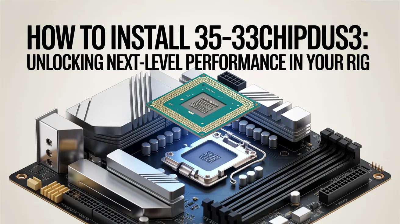 how to install 35-ds3chipdus3